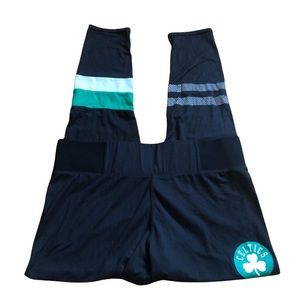 Celtics black leggings Large